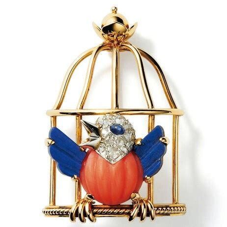 caged bird brooch by cartier|cartier jewelry history.